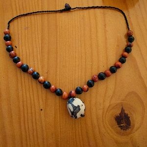 Organic necklace made with seeds